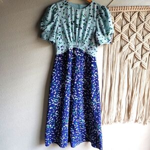 Vince Camuto | Pebble Crepe Midi Dress | Sz 2 | EUC